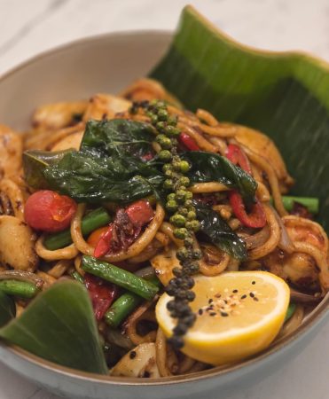Seafood Drunken Noodle